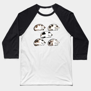 Sleeping cats pattern Baseball T-Shirt